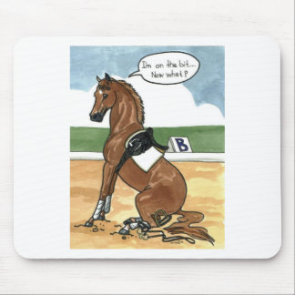Tapis De Souris Art de cheval SUR LE PEU maintenant ce qui