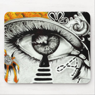 Tapis De Souris art de coeur d'oeil