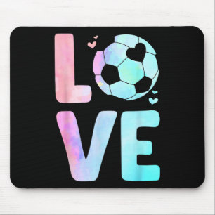 Tapis De Souris Art de football cool pour femmes filles tout-petit