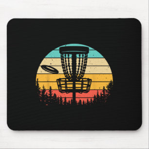 Tapis De Souris Art de golf à disque drôle pour hommes femmes vint