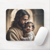 Tapis De Souris art de Jésus (Avec souris)