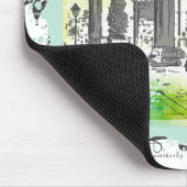 Tapis De Souris Art de L'Arc de Triomphe Collage (Coin)