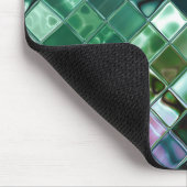 Tapis De Souris Art de mosaïque liquide de haute mer (Coin)