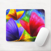 Tapis De Souris Art de peinture de papillon - multi (Avec souris)