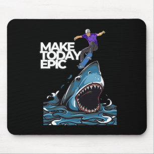 Tapis De Souris Art de planche à roulettes cool pour hommes femmes