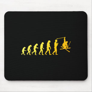 Tapis De Souris Art de ski cool pour hommes femmes à thème ski