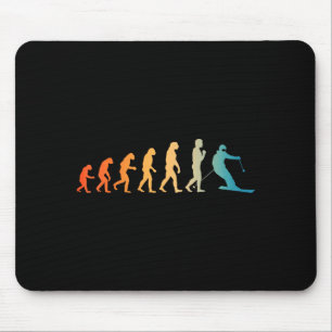 Tapis De Souris Art de ski cool pour hommes femmes thème ski