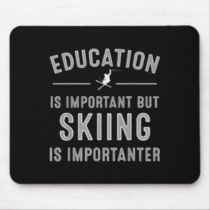 Tapis De Souris Art De Ski Unique Pour Hommes Femmes Kids Skier Mo