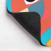 Tapis De Souris Art de visage abstrait et vif (Coin)