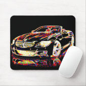 Tapis De Souris Art de voiture (Avec souris)