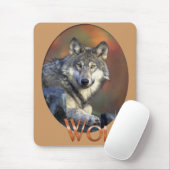 Tapis De Souris Art de Wolf Lovers (Avec souris)