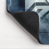 Tapis De Souris Art Déco Ninja Star Icon éclairs superposition (Coin)