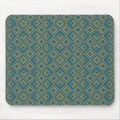Tapis De Souris Art déco turquoise (Devant)