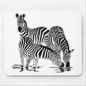 Tapis De Souris Art déco Zebra (Devant)