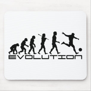 Tapis De Souris Art d'évolution de sport de football du football