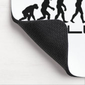 Tapis De Souris Art d'évolution de sport de rugby (Coin)