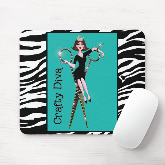 Tapis De Souris Art Diva Mousepad (Avec souris)