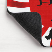 Tapis De Souris Art du Drapeau Japonais Samurai (Coin)