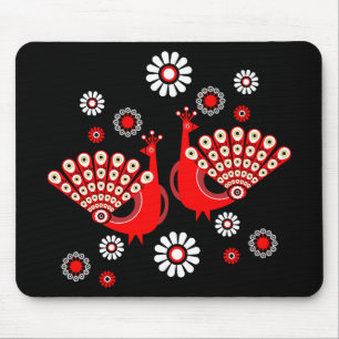 Tapis De Souris Art du faisan paon