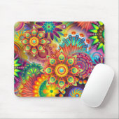 Tapis De Souris Art du mandala (Avec souris)