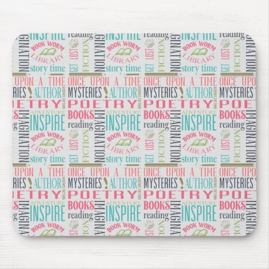 Tapis De Souris Art du métro de la bibliothèque (Devant)