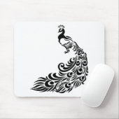 Tapis De Souris Art du paon (Avec souris)