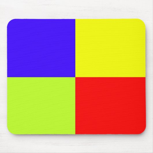 Tapis De Souris Art en bloc couleur (Devant)