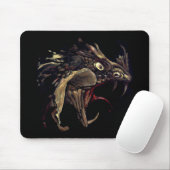 Tapis De Souris Art en émail de Dragon Fire (Avec souris)