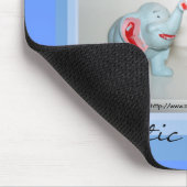 Tapis De Souris Art en plastique Mousepad de Haiku d'animaux (Coin)