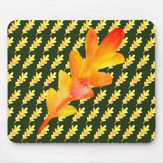 Tapis De Souris Art Fall Leaves (Devant)
