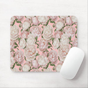 Tapis De Souris Art floral élégant Paeonia Grace