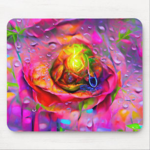 Tapis De Souris Art Floral Surreal