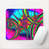 Tapis De Souris Art fractal 23 Mousepad (Avec souris)