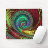 Tapis De Souris Art fractal 38 Mousepad (Avec souris)