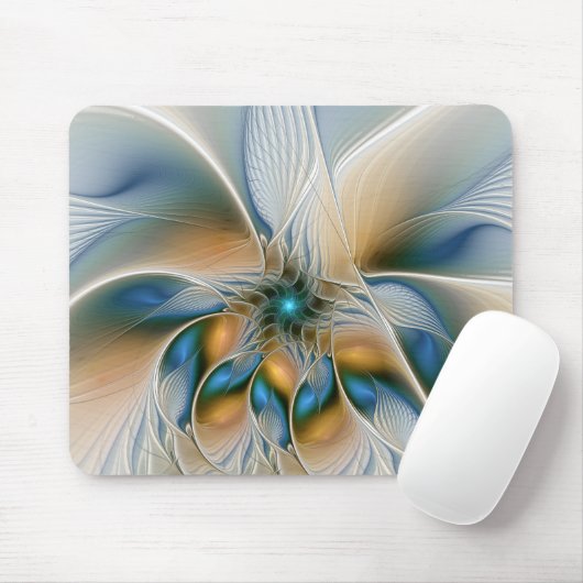 Tapis De Souris Art Fractal De L'Imaginaire Abstrait En Plein Esso (Avec souris)