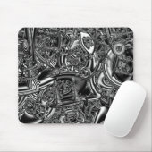 Tapis De Souris Art fractal Sci fi (Avec souris)