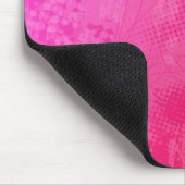 Tapis De Souris Art grunge Mousepad de rage rose (Coin)