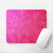 Tapis De Souris Art grunge Mousepad de rage rose (Avec souris)