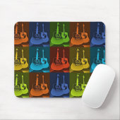 Tapis De Souris Art guitare (Avec souris)