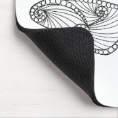Tapis De Souris Art inspiré de papillon (Coin)