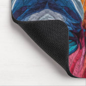 Tapis De Souris Art Kobra Vibrant (Coin)