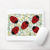 Tapis De Souris Art Ladybug (Avec souris)