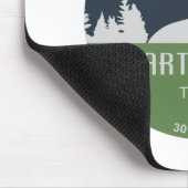 Tapis De Souris Art Loeb Trail Caroline du Nord (Coin)