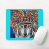 Tapis De Souris Art Loup Gris (Avec souris)