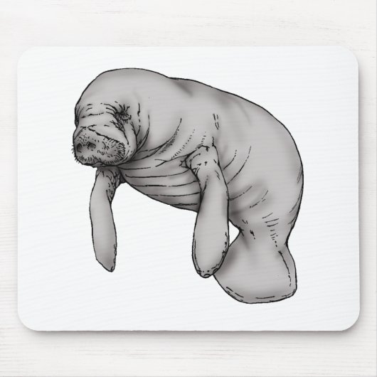 Tapis De Souris art manatee (Devant)