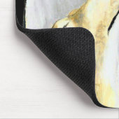 Tapis De Souris Art Mousepad de chien "d'amour de lévrier" (Coin)