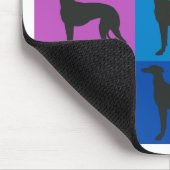 Tapis De Souris Art Mousepad de lévrier (Coin)