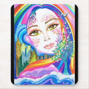 Tapis De Souris Art Mousepad d'imaginaire de rhapsodie