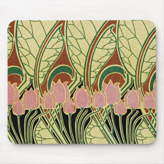 Tapis De Souris Art Nouveau Design #1 (Devant)