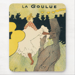 Tapis De Souris Art Nouveau vintage, La Goulue par Toulouse Lautre